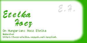 etelka hocz business card